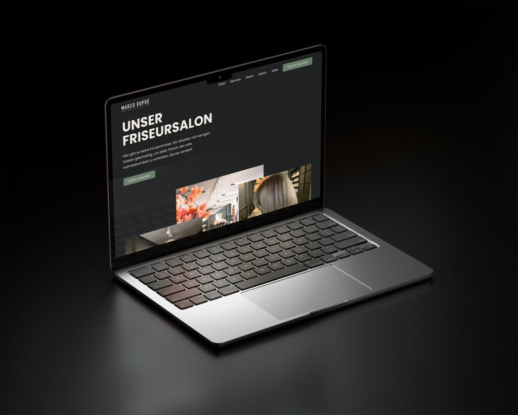Friseursalon Webseit erstellt von WordPress Agentur